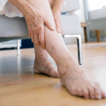 woman suffering from symptoms of varicose veins harford county