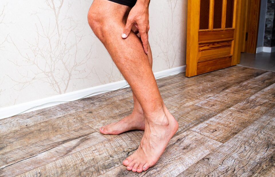 man with burning varicose veins in maryland